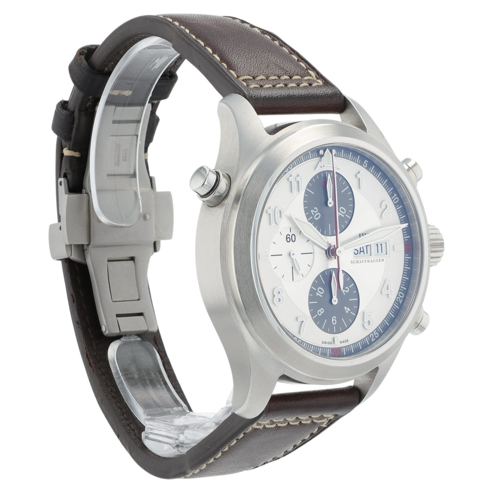 IWC Pilot Spitfire Silver Dial Stainless Steel 44mm Automatic Mens IW371806