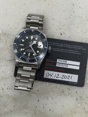2021 Tudor Black Bay Blue Stainless Steel Men's Watch 79230B - Box & Papers
