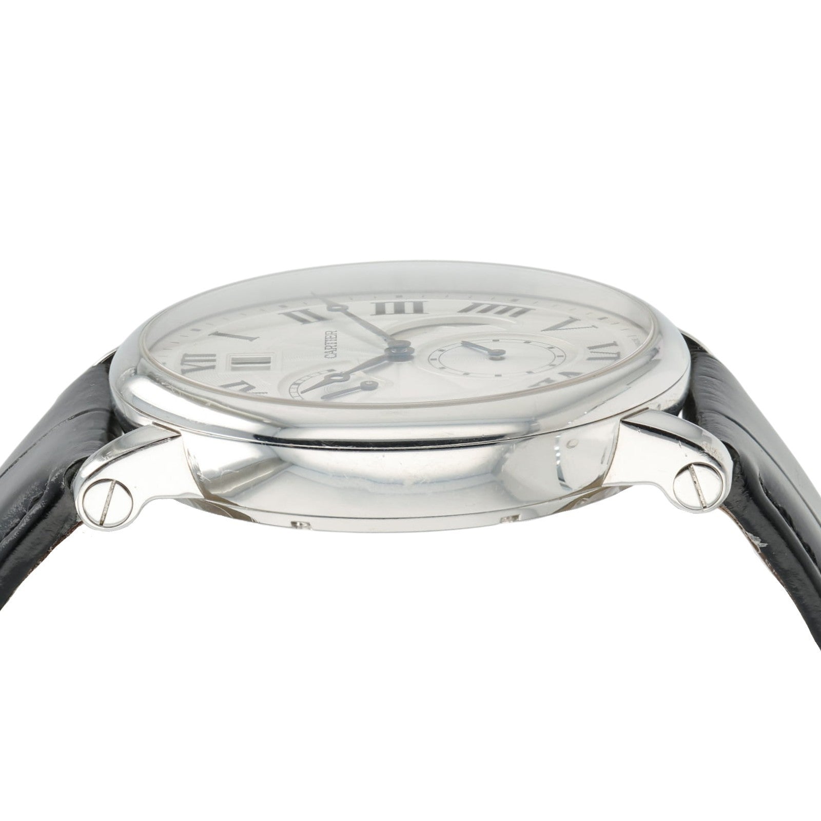 Cartier Rotonde Retrograde GMT Silver Dial Steel 42mm Automatic Mens W1556368