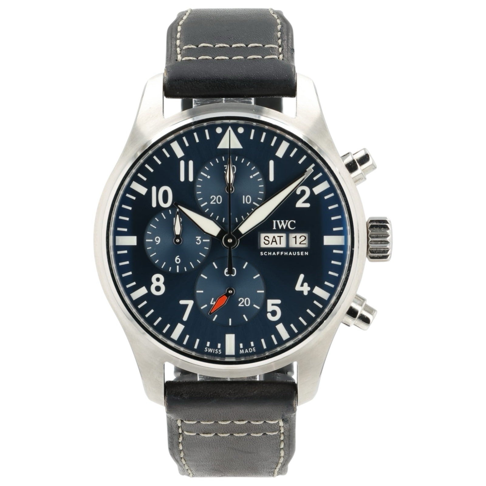 IWC Portugiesser Blue Dial Stainless Steel 43mm Automatic Men’s Watch IW378003