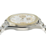 Omega Speedmaster Reduced White Dial 18k Yellow Gold & Steel 39mm Mens 175.0033