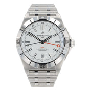 Breitling Chronomat White Dial Stainless Steel 40mm automatic Mens Watch A32398
