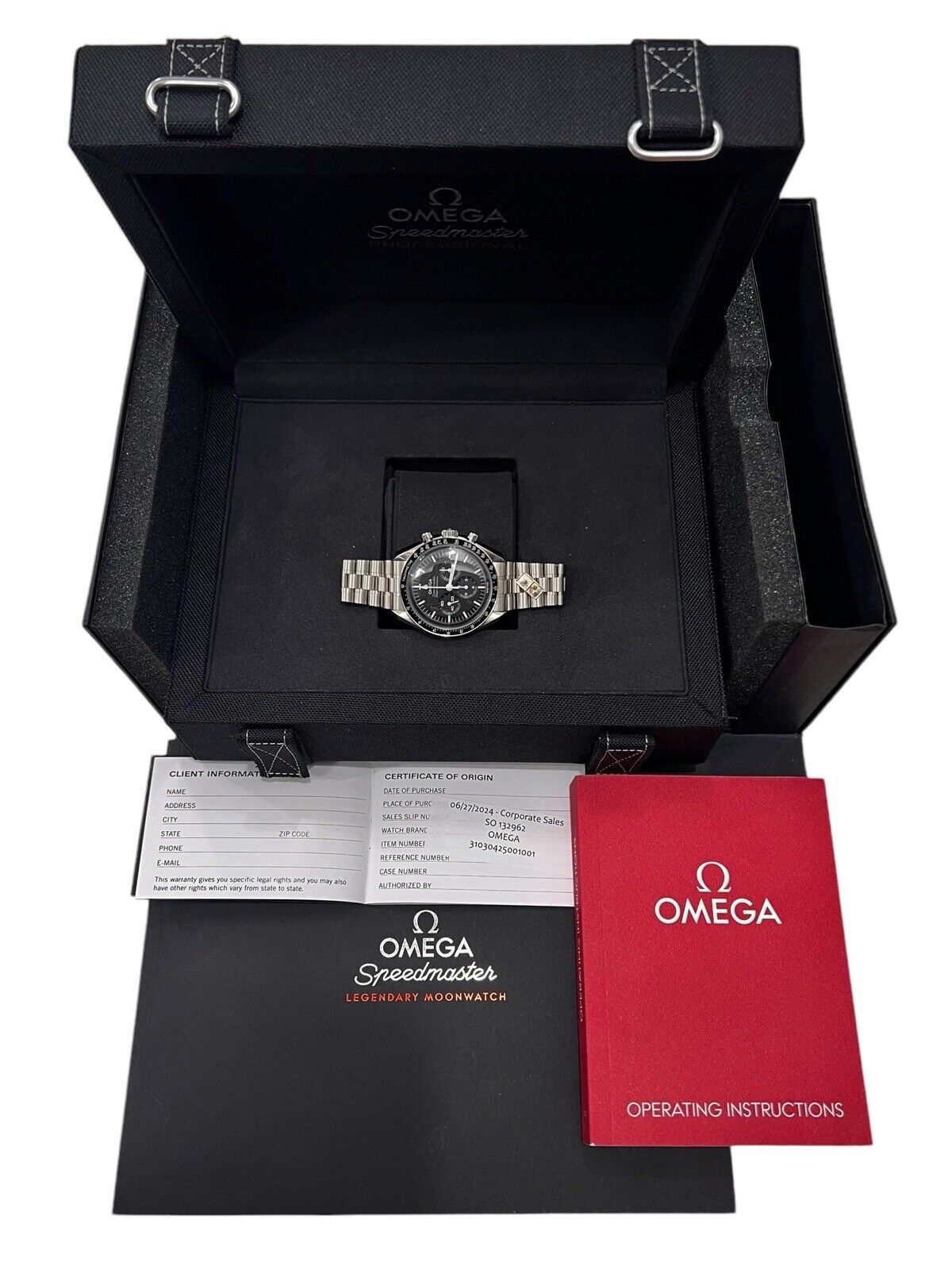 Omega Speedmaster Dominos Steel Black Dial 42mm Manual 310.30.42.50.01.001