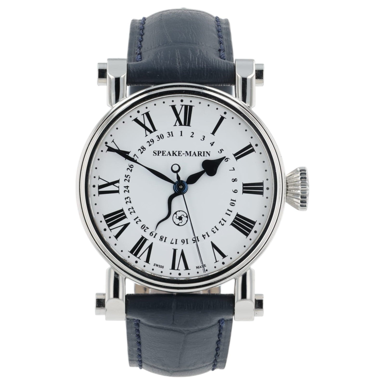 Speake-Marin Serpent Calendar White Dial Steel 38mm Automatic The Piccadilly