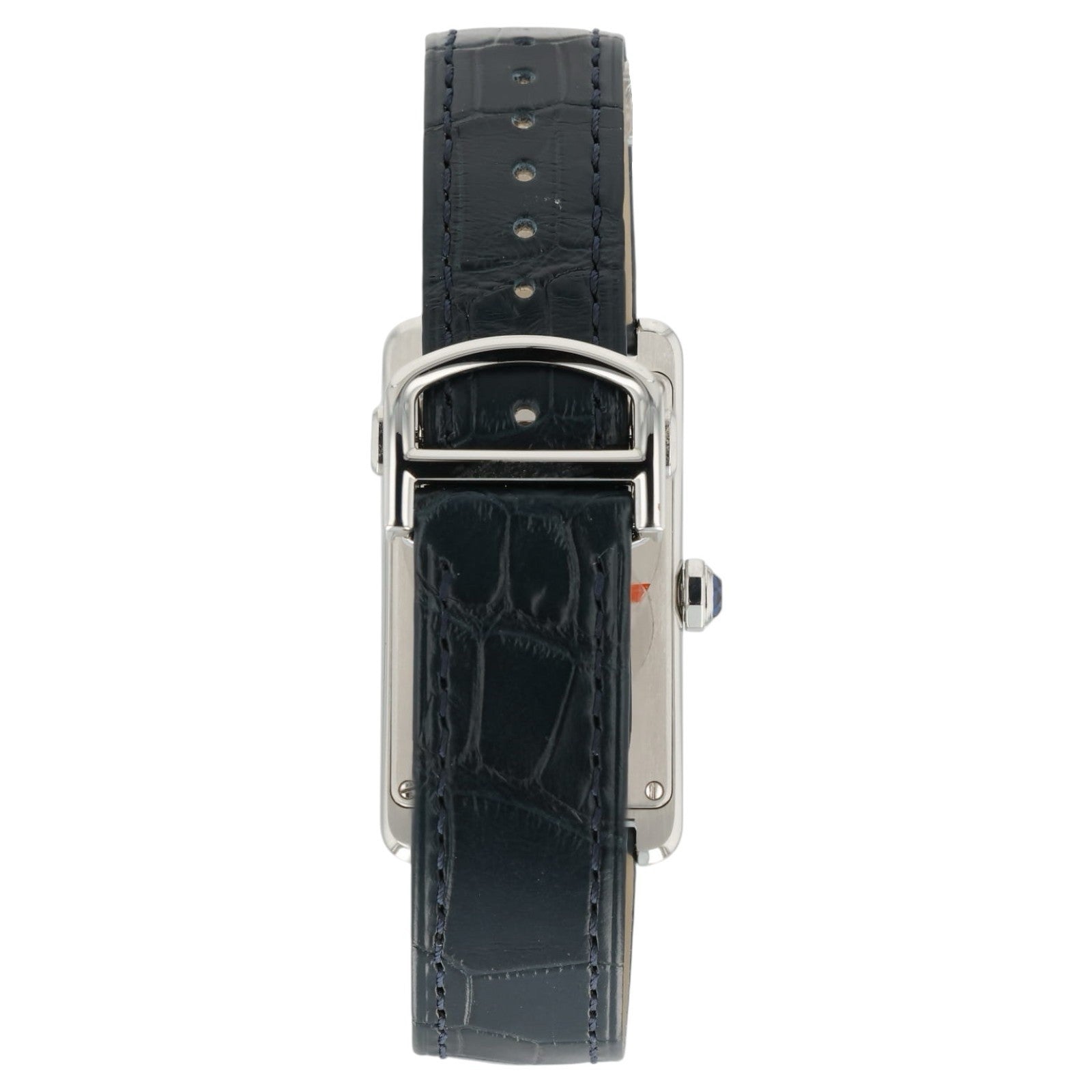 Cartier Tank Large Americaine Silver Dial Steel 24mm Auto Men's Watch WSTA0083