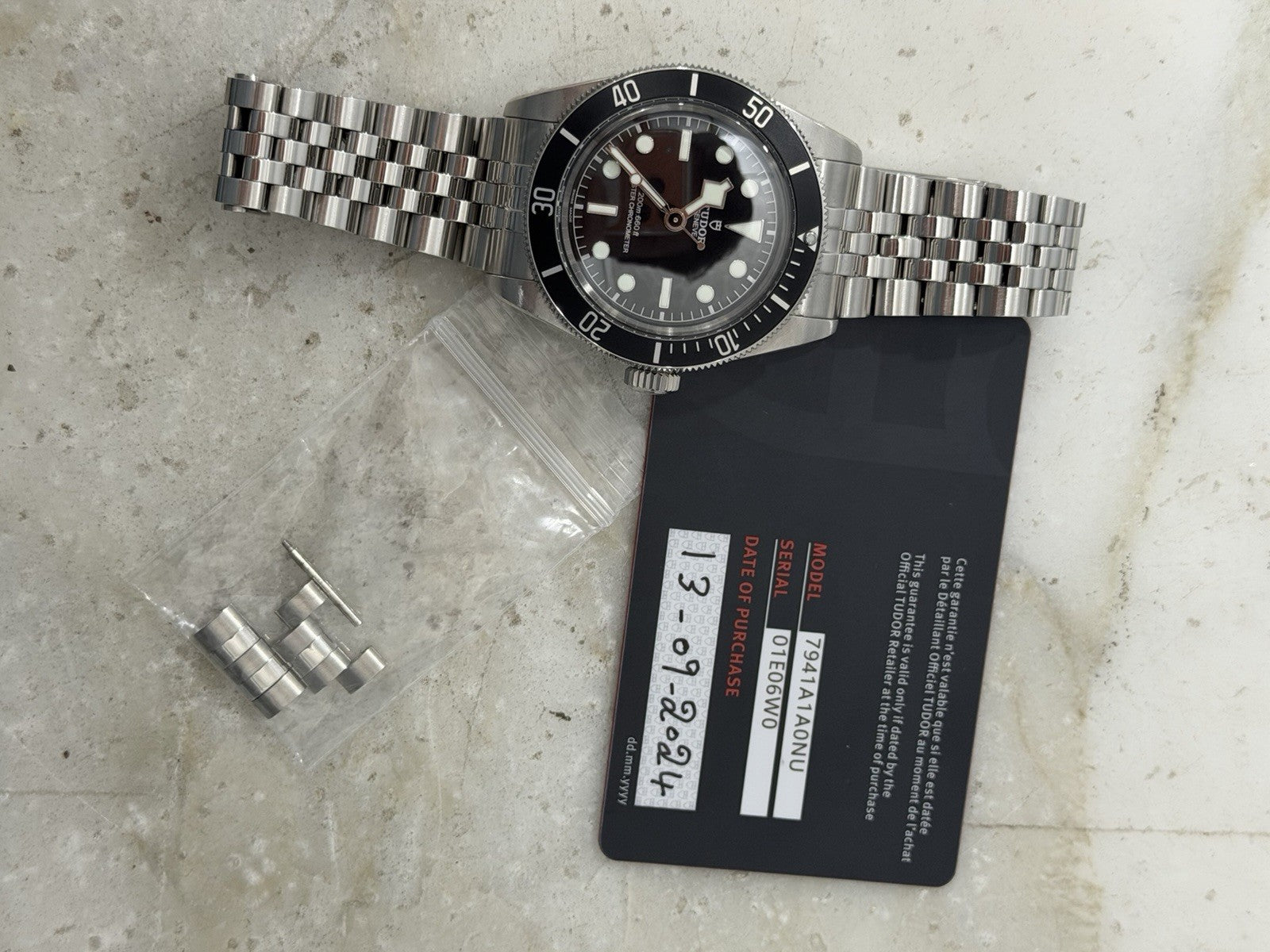 2024 Tudor Black Bay Monochrome Steel Black 41mm Auto Men's Watch 7941A1A0NU
