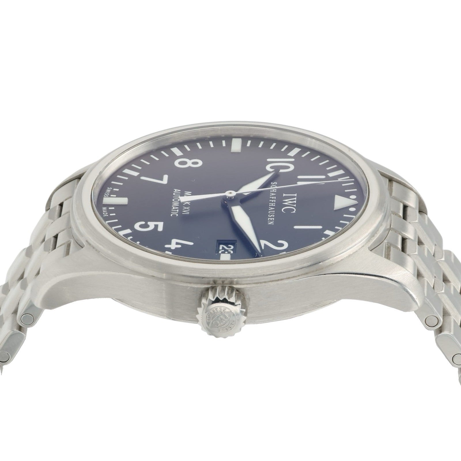 IWC Pilot Mark XVI Black Dial Stainless Steel 39mm Automatic Mens Watch IW325504