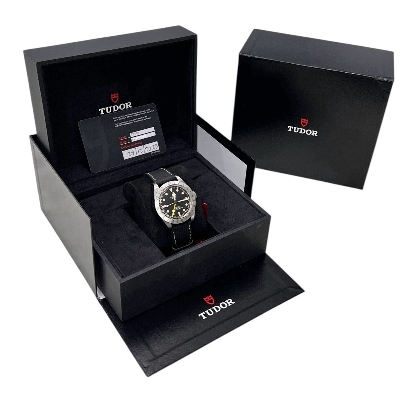 Tudor Black Bay Pro Stainless Steel Black Dial 39mm Automatic Mens Watch 79470