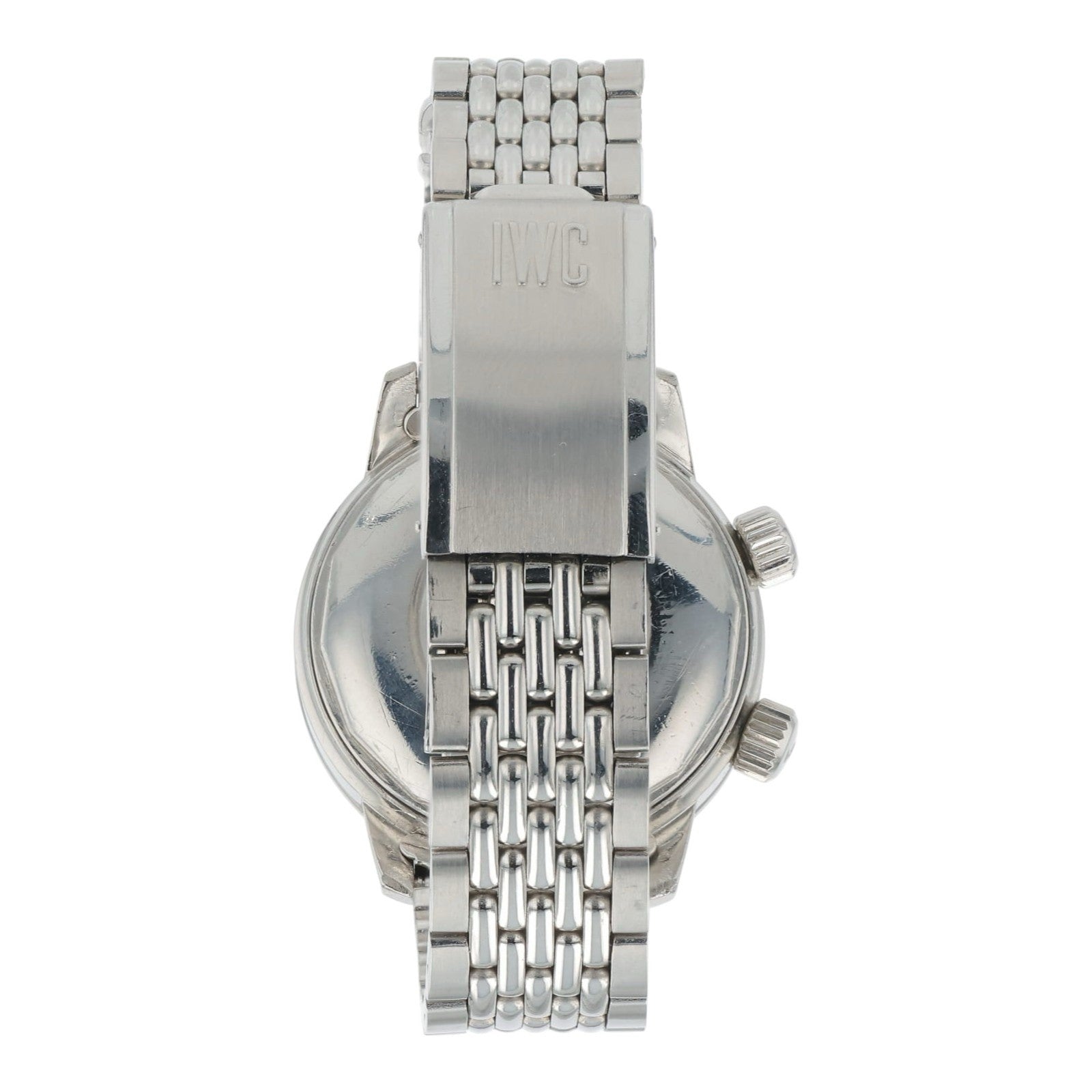 IWC Aquatimer Vintage Stainless Steel Black Dial 37mm Automatic Watch 1812 AD