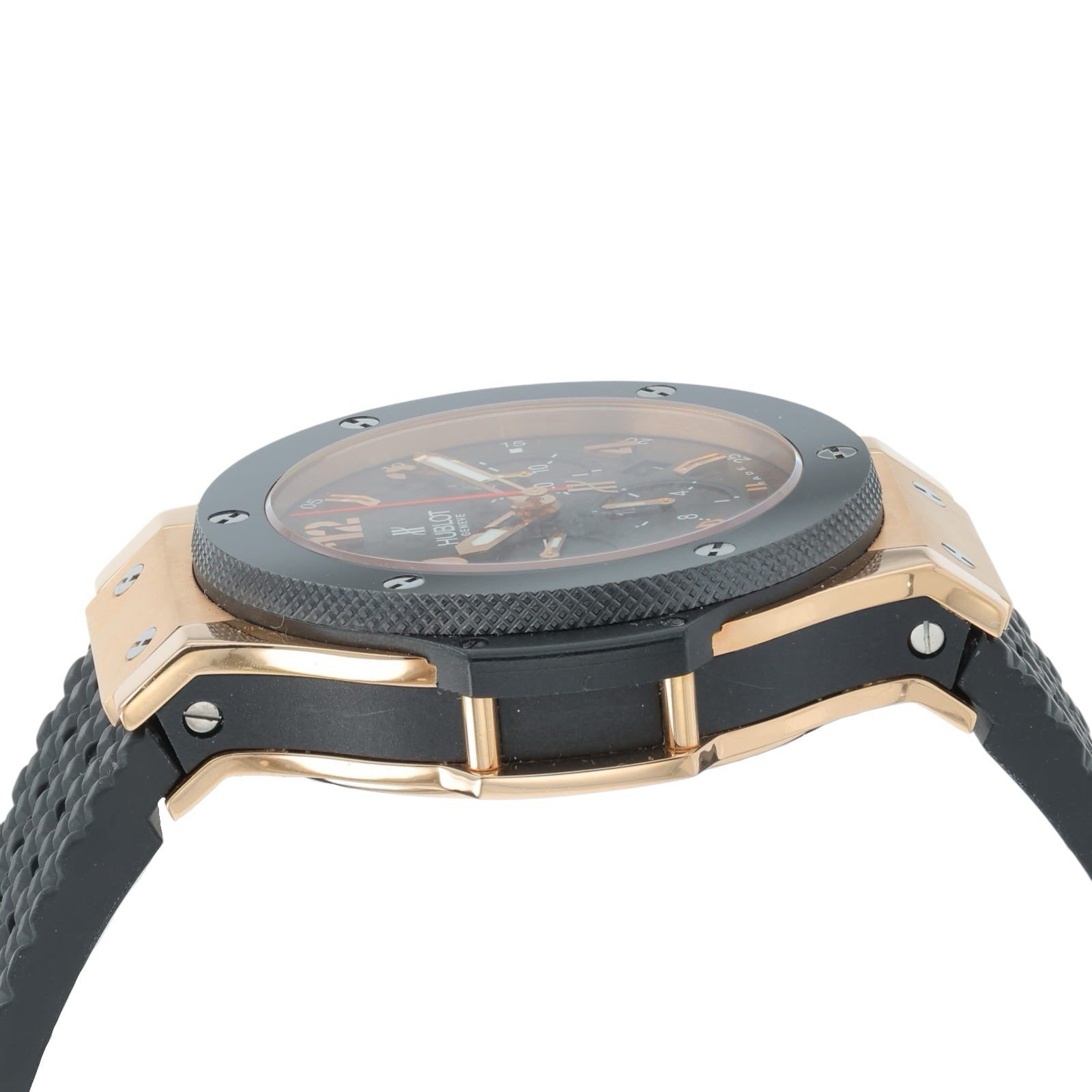 Hublot Big Bang 18k Rose Gold Black Dial 44mm Automatic Men’s Watch 301PB.131.RX