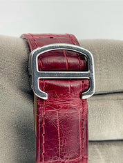 Cartier Tank Solo Steel Silver Dial 31mm Automatic Men's Diamond Watch W5200027