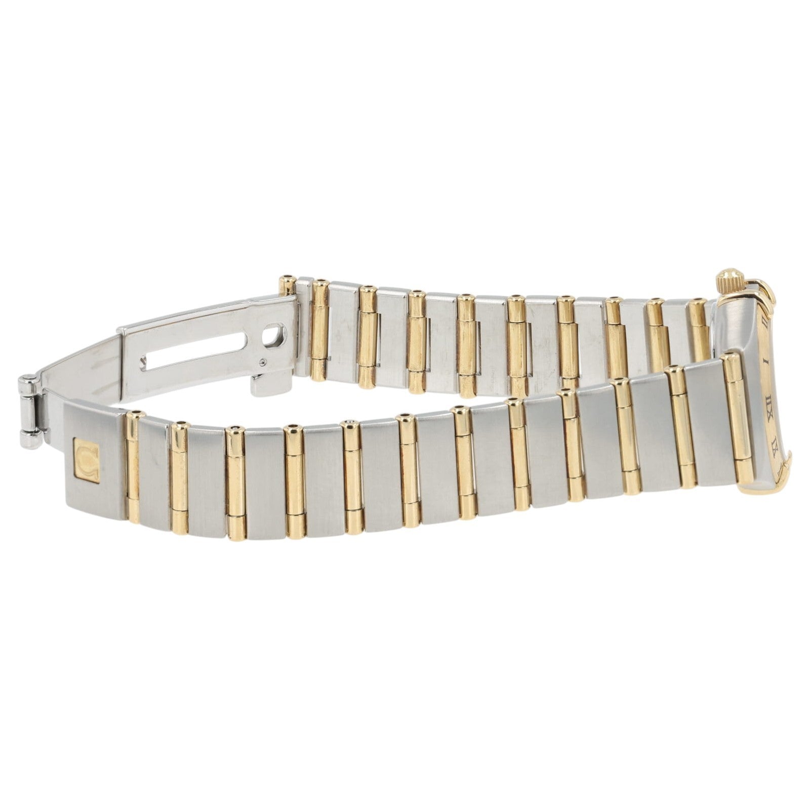 Omega Ladies Constellation MOP Dial 18k Yellow Gold & Steel Watch 1262.70.00