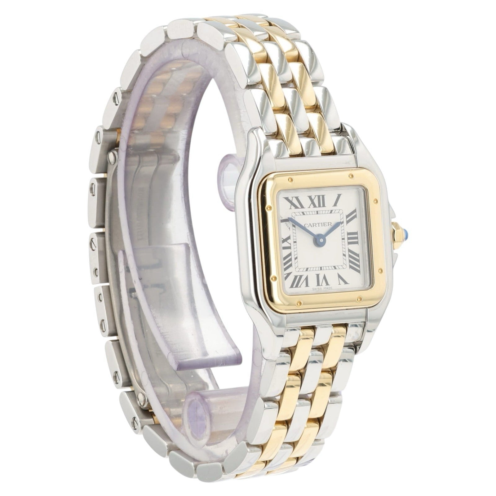 Cartier Panthere Silver Dial Gold & Steel 23x30mm Quartz Women’s Watch W2PN0018