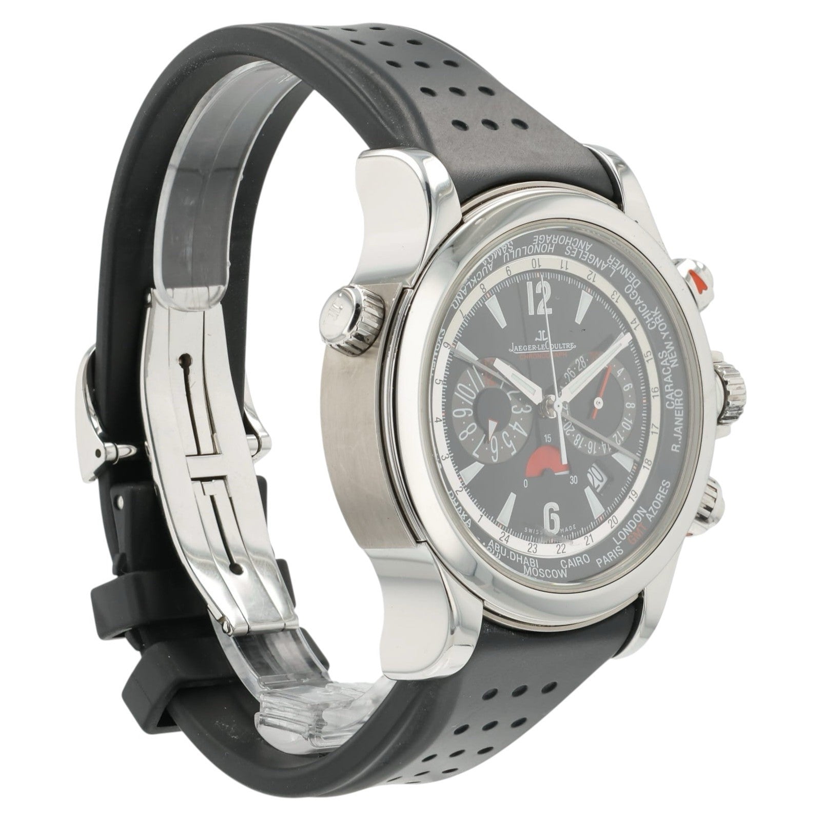 LeCoultre Master Compressor Black Dial Stainless Steel 46mm Auto Men’s 150.8.22