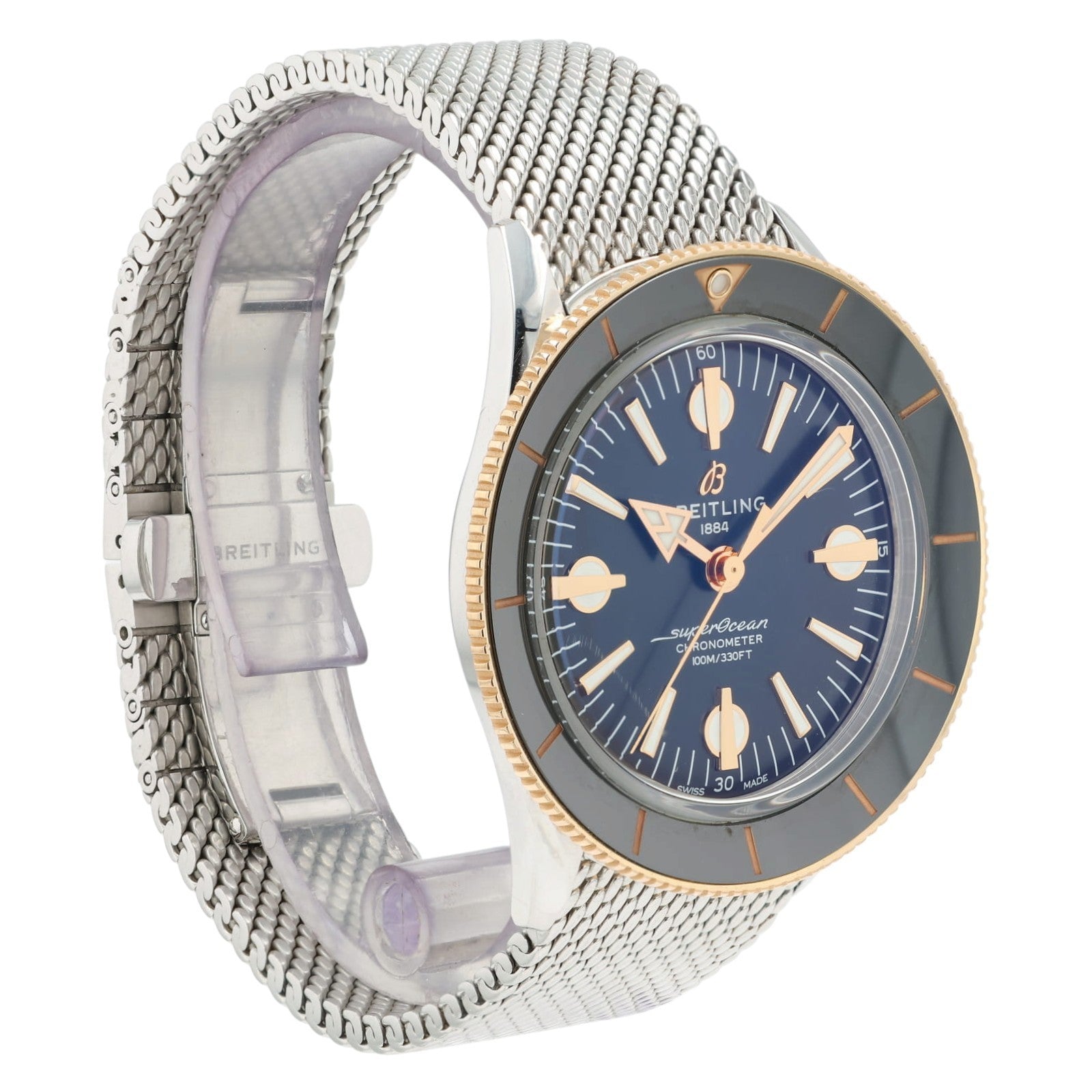 Breitling Superocean Heritage 57 Black Dial Steel & Gold 42mm Auto Watch U10370