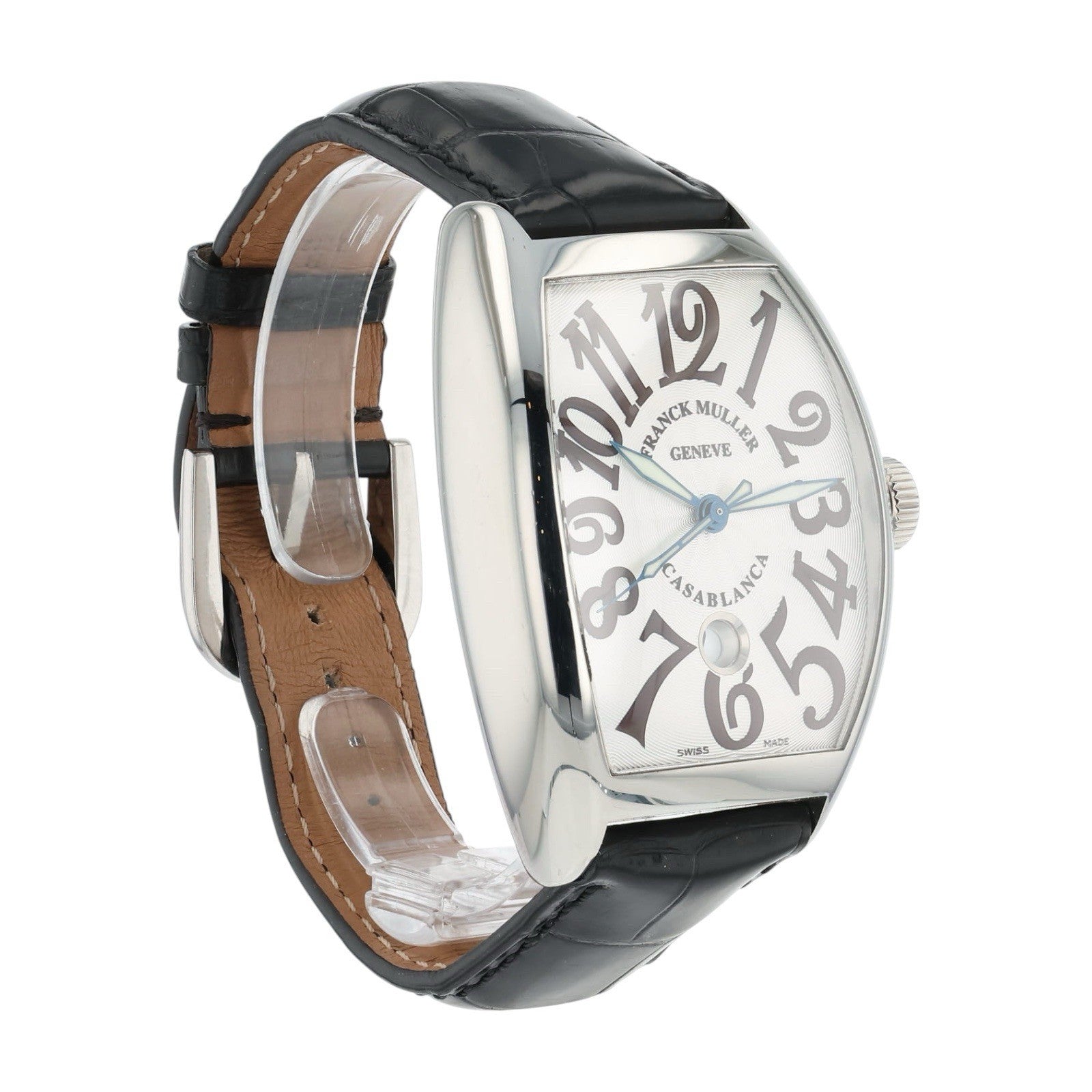 Franck Muller Casablanca Steel Silver Dial 39x55mm Automatic Mens Watch 8880 CDT
