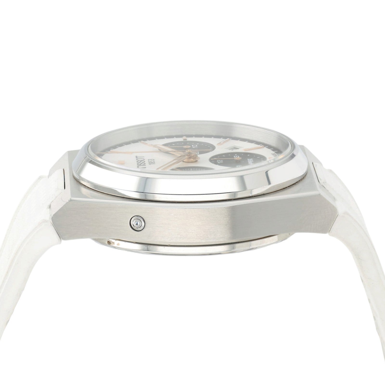 Tissot PRX White Dial Stainless Steel 42mm Automatic Mens Chronograph T137427