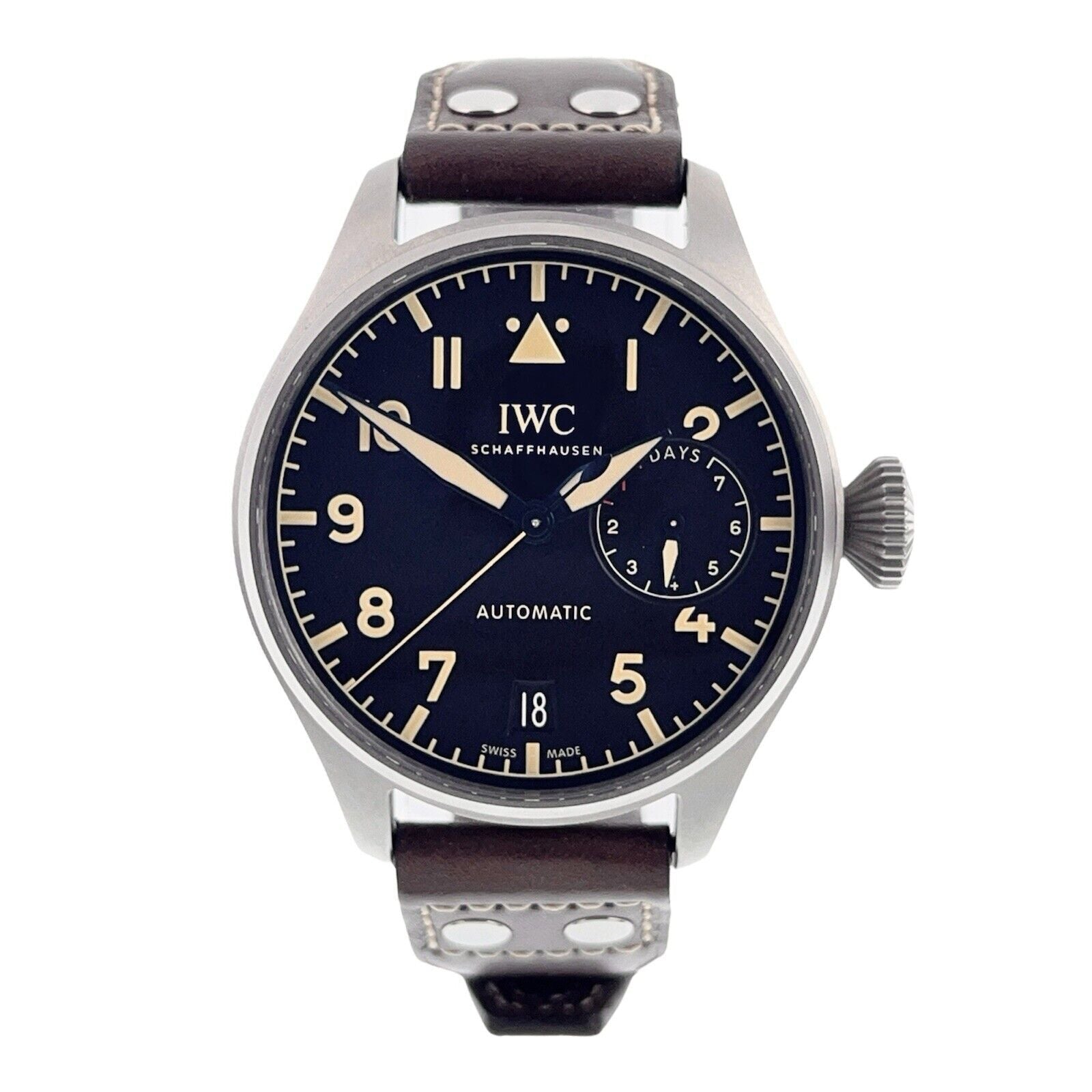 IWC Big Pilot Titanium Black Dial 46.2mm Automatic Movement Men’s Watch IW501004