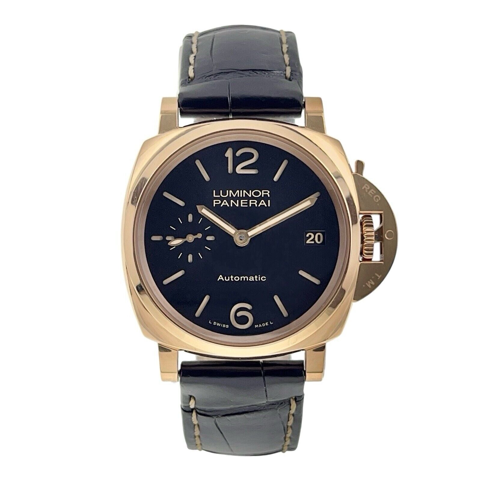 Panerai Luminor Due 18k Rose Gold 38mm Automatic Men’s Watch PAM00908