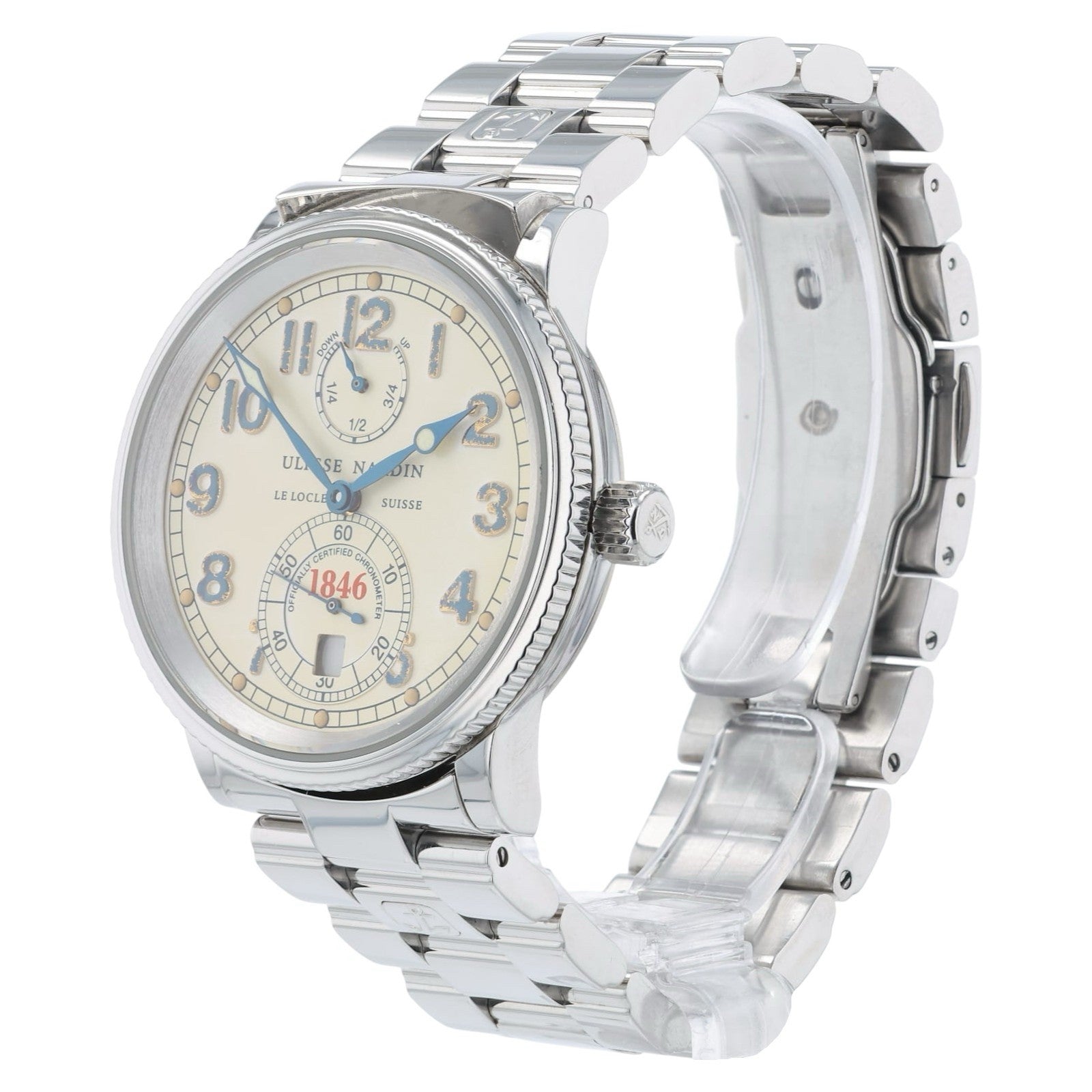 Ulysse Nardin Marine Silver Dial Stainless Steel 38mm Automatic Men’s 263-22