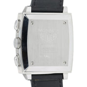 Tag Heuer Monaco Black Dial Stainless Steel 38mm Automatic Mens Watch CS2111