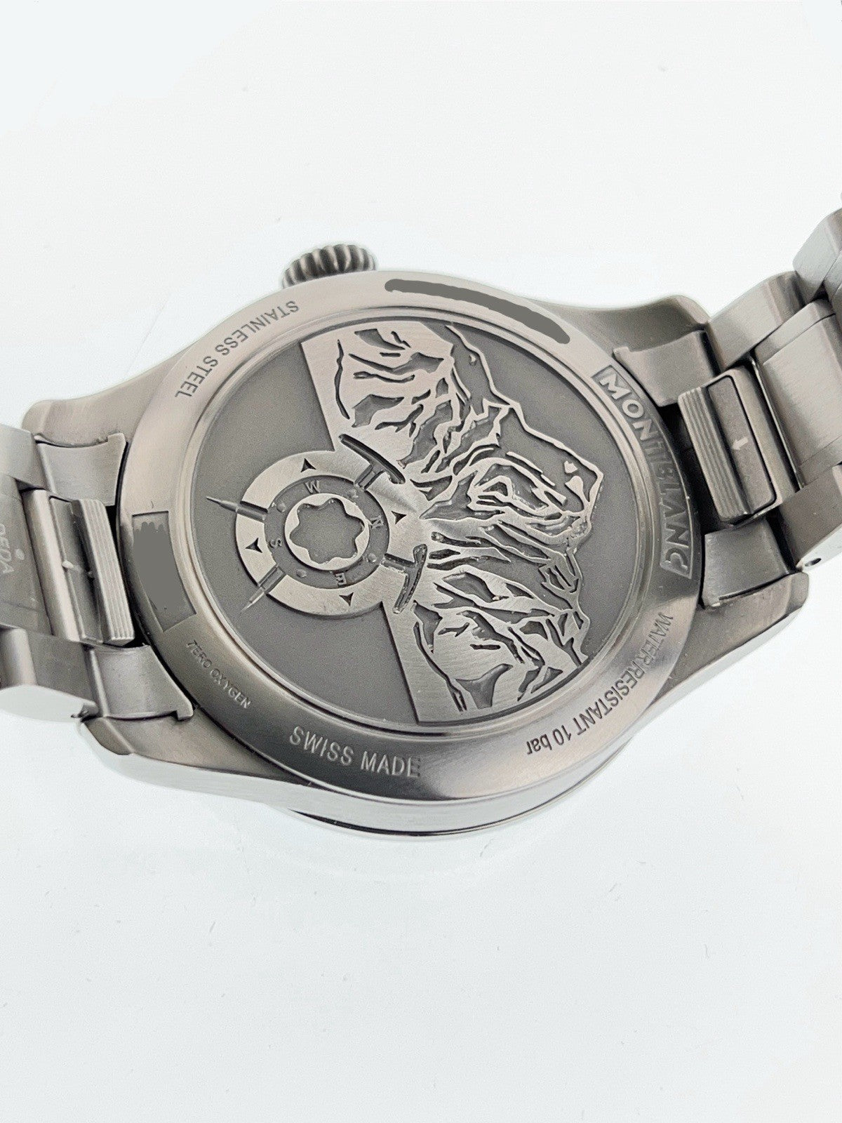 Montblanc Zero Oxygen Steel Grey Dial 41mm Automatic Men's Watch MB130984