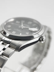 Tudor Prince Date Stainless Steel Black Dial 34mm Automatic Men’s Watch 74000