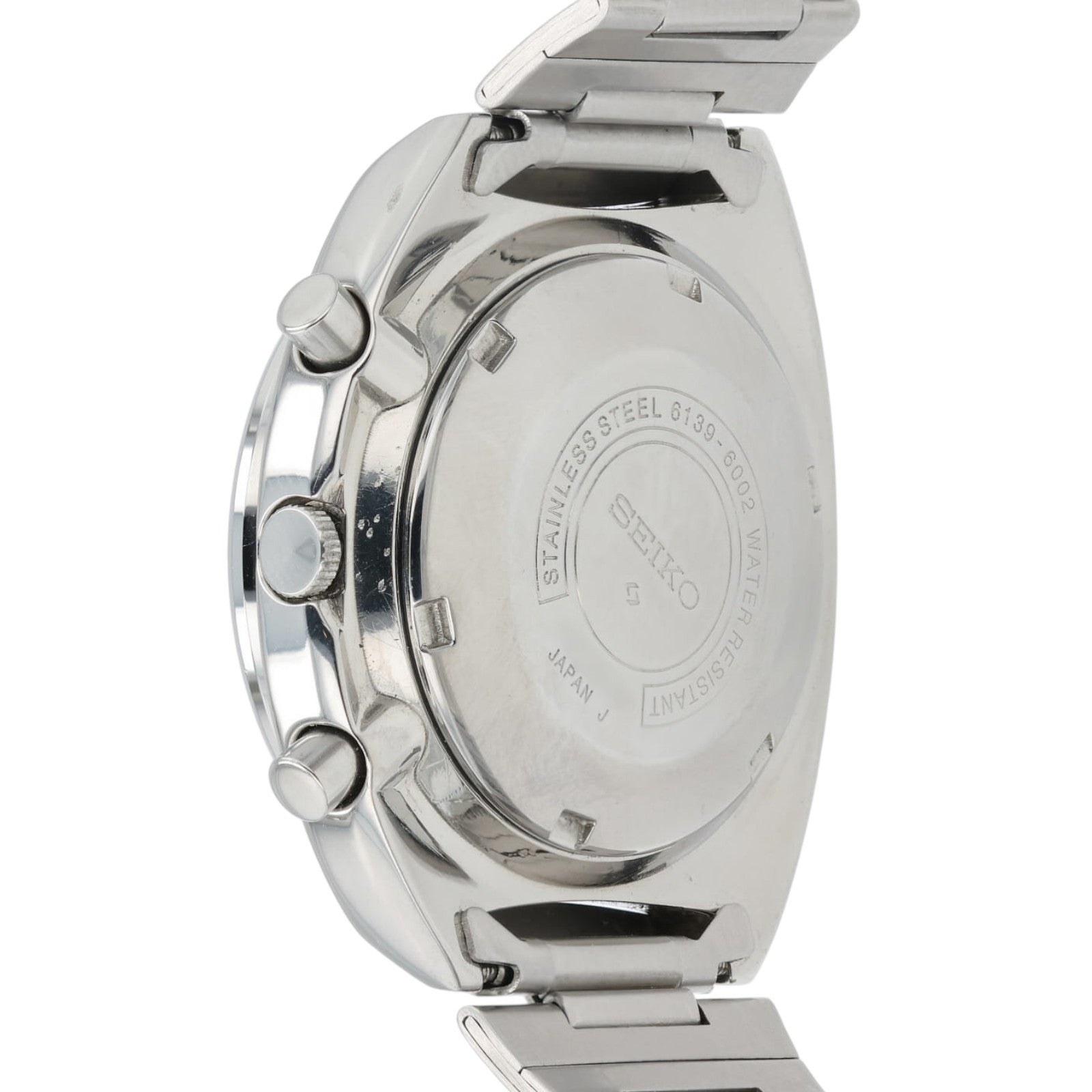 Seiko Pogue Chrono Yellow Dial Stainless Steel Automatic Men's Watch 6139-6002