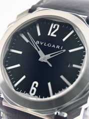 Bulgari Octo Stainless Steel Black Dial 41mm Automatic Men’s Watch BGO41S