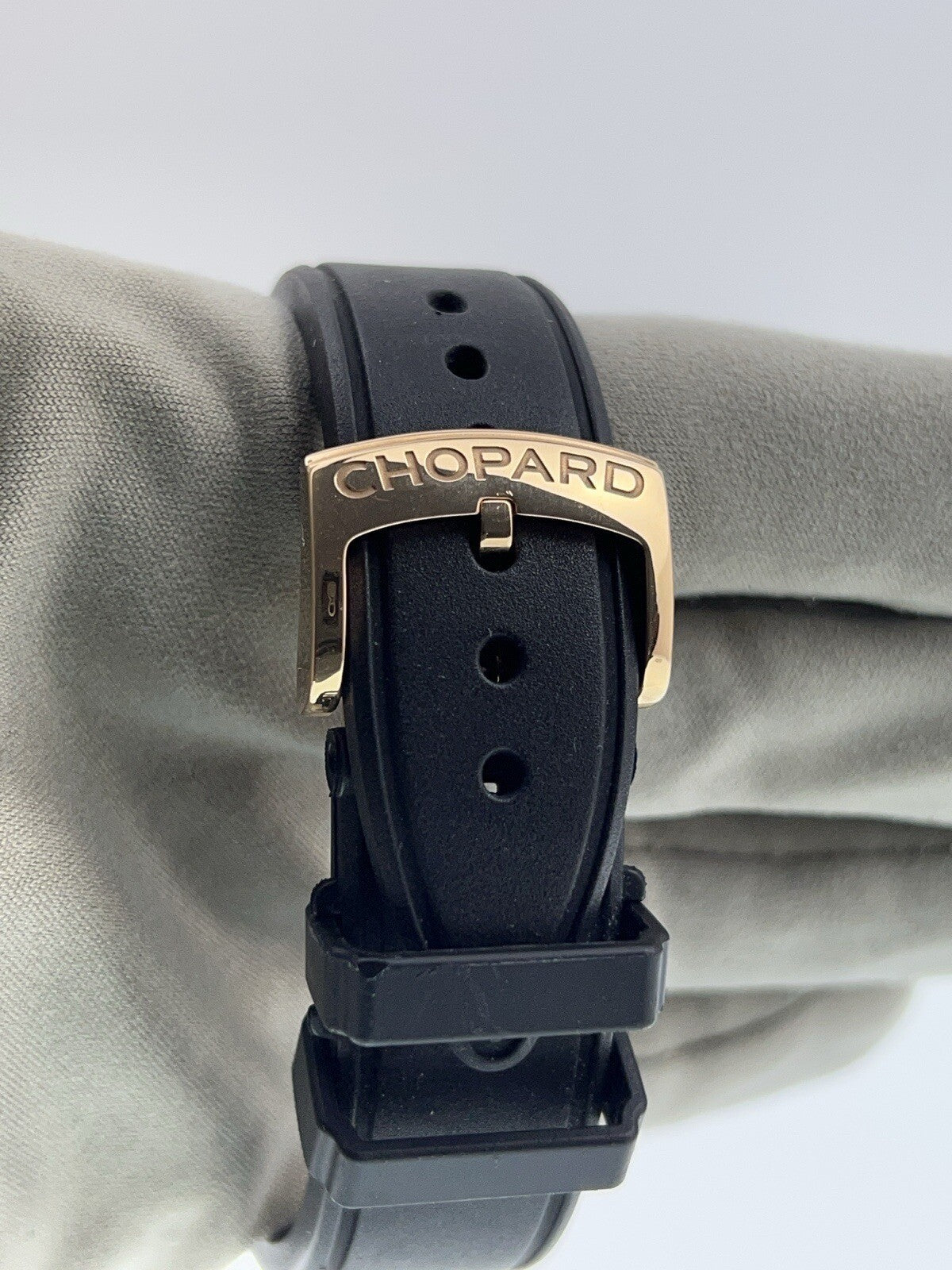 Chopard Superfast 18k Rose Gold Black Dial 41mm Automatic Mens Watch 161290-500