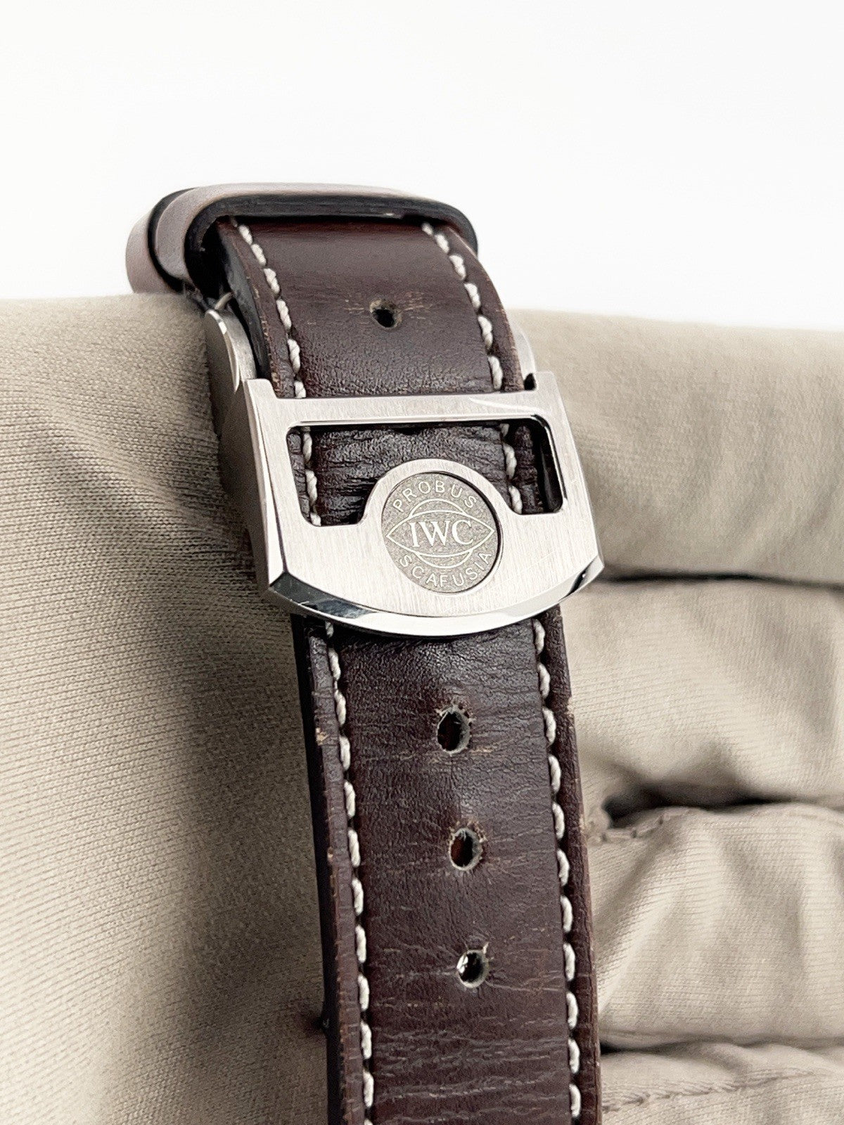 IWC Big Pilot 18k White Gold Blue Dial 46mm Automatic Men’s Watch IW502703