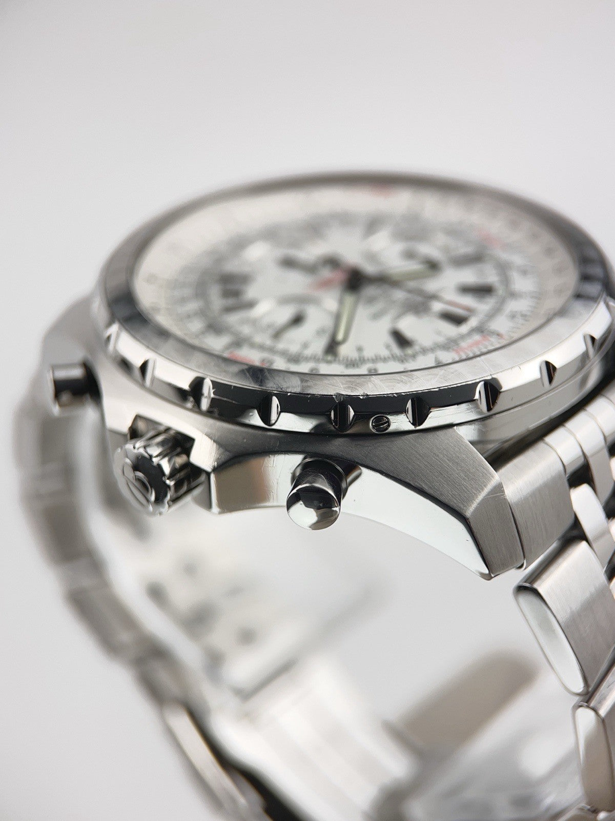 Breitling Bentley Motors Steel White Dial 48mm Automatic Men’s Watch A25363