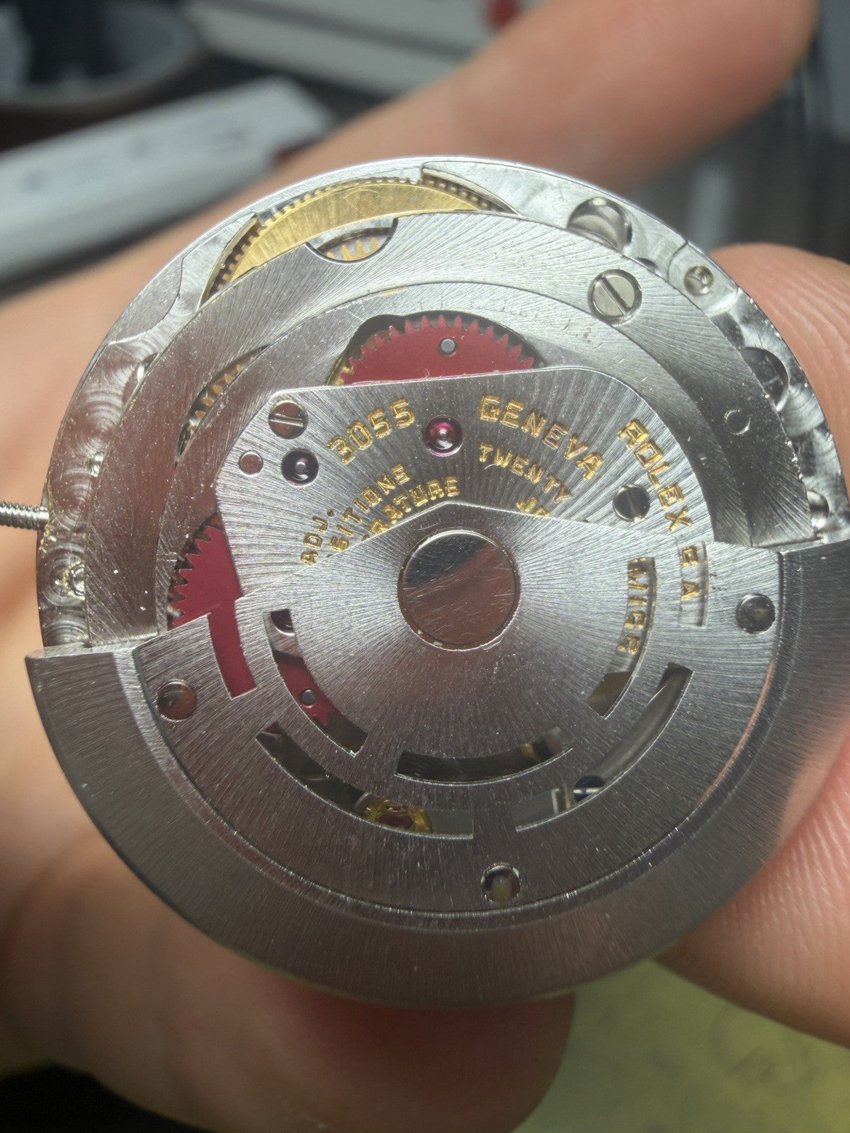 Rolex President Single Quick Set 3055  Movement  - WORKING