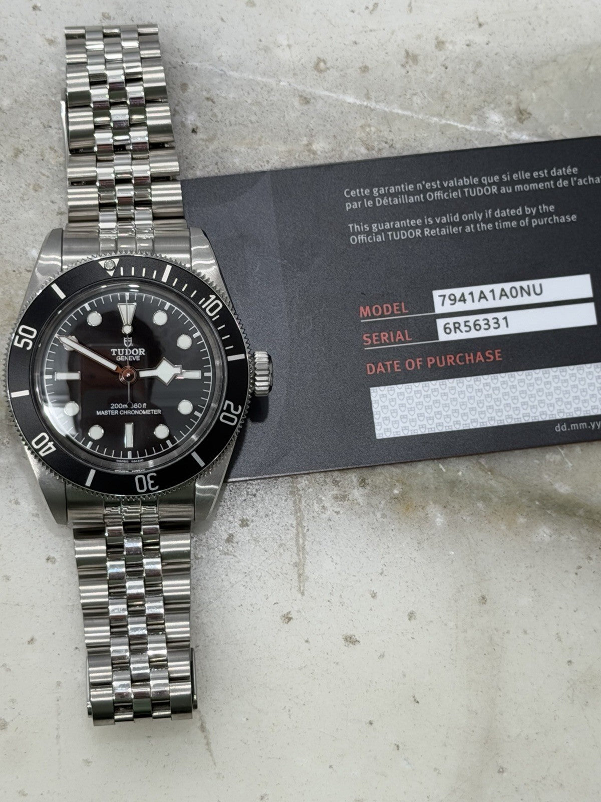 2025 Tudor Black Bay Steel Black 41mm Automatic Mens Watch 7941A1A0NU