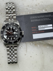 2025 Tudor Black Bay Steel Black 41mm Automatic Mens Watch 7941A1A0NU