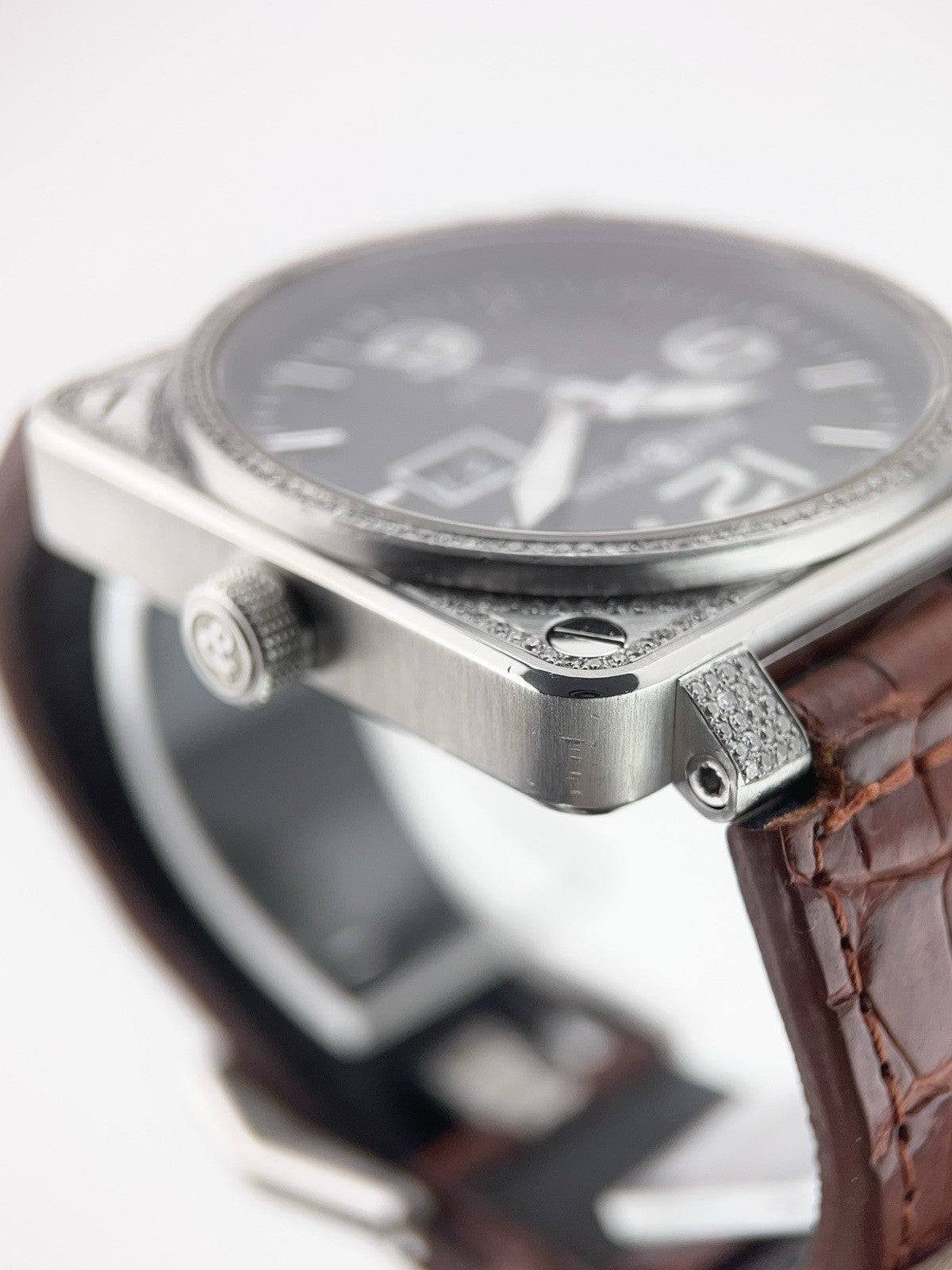 Bell & Ross BR01 Stainless Steel Black Dial 46mm Automatic Men’s Watch BR01-96