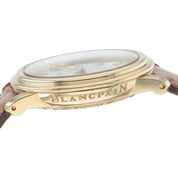 Blancpain 18k Gold White Dial 38mm Automatic Men’s Watch 1158-1442-55