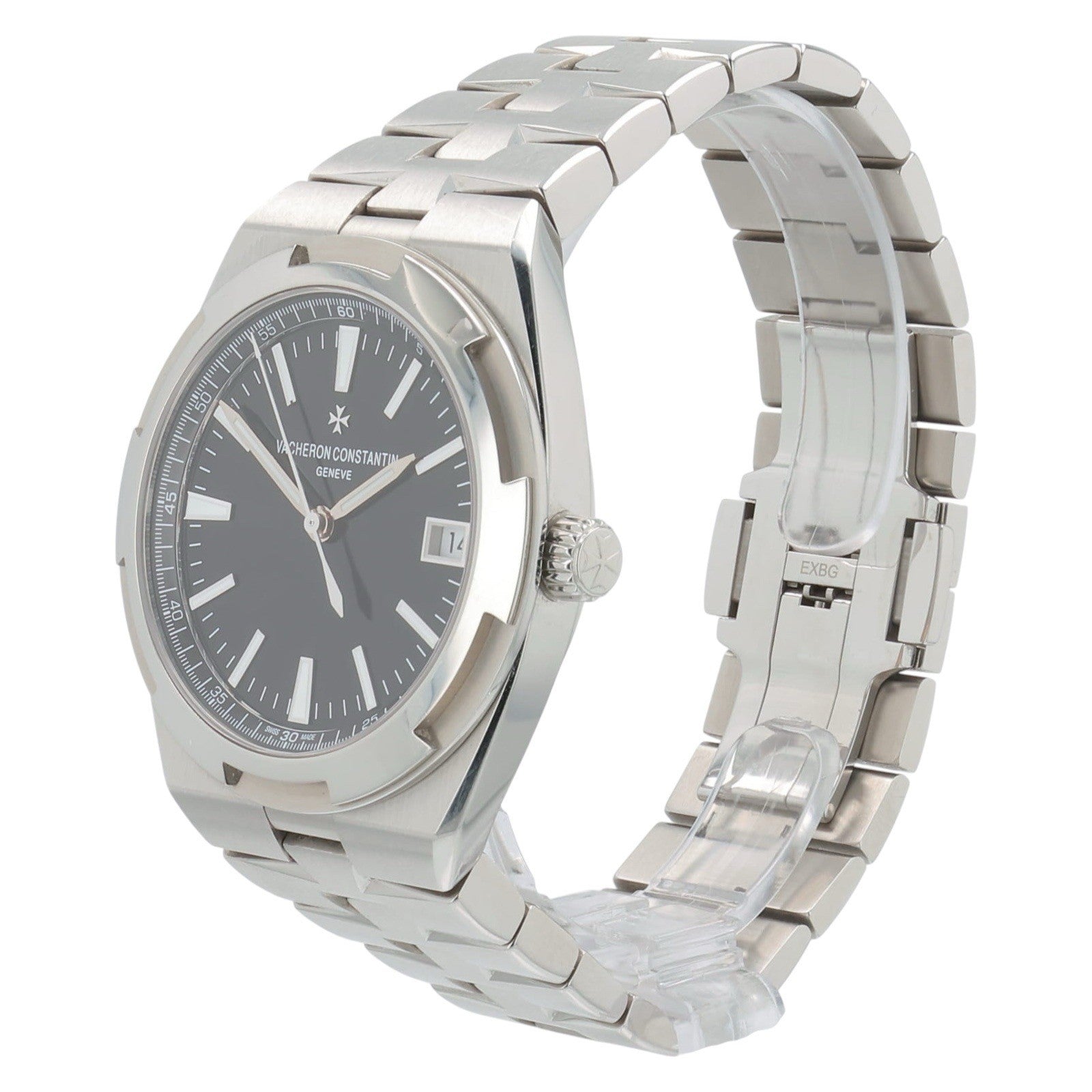 Vacheron Constantin Overseas Steel Auto 41mm Black Dial Watch 4500V/110A-B483