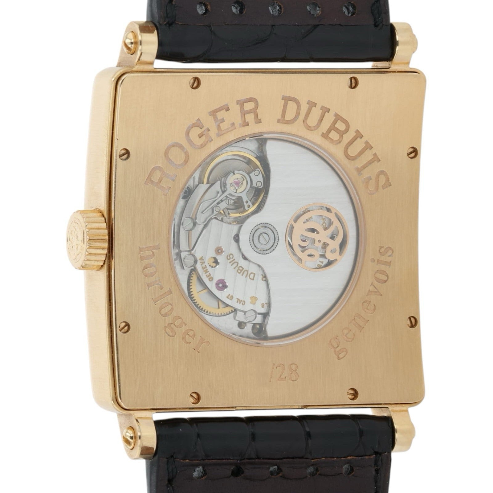 Roger Dubuis Silver Dial 18k Rose Gold 40mm Automatic Movement Men’s G40 57 5