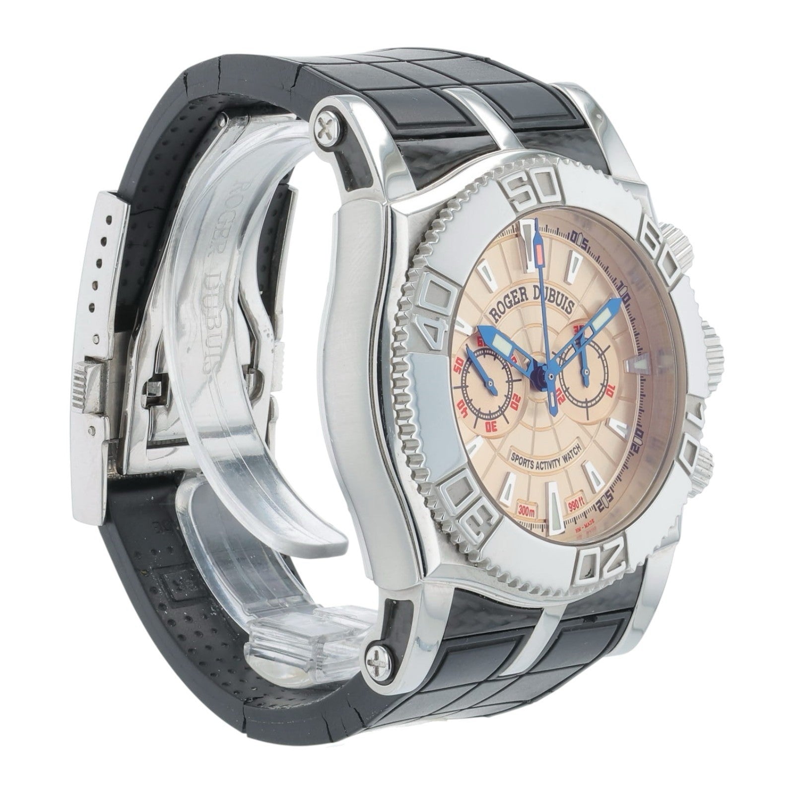 Roger Dubuis Easy Diver Steel Champagne Dial 46mm Manual Wind SE46.56.9/12.53