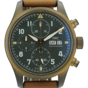 IWC Pilot Spitfire Chrono Bronze Green Dial 41mm Automatic Men’s Watch IW387902