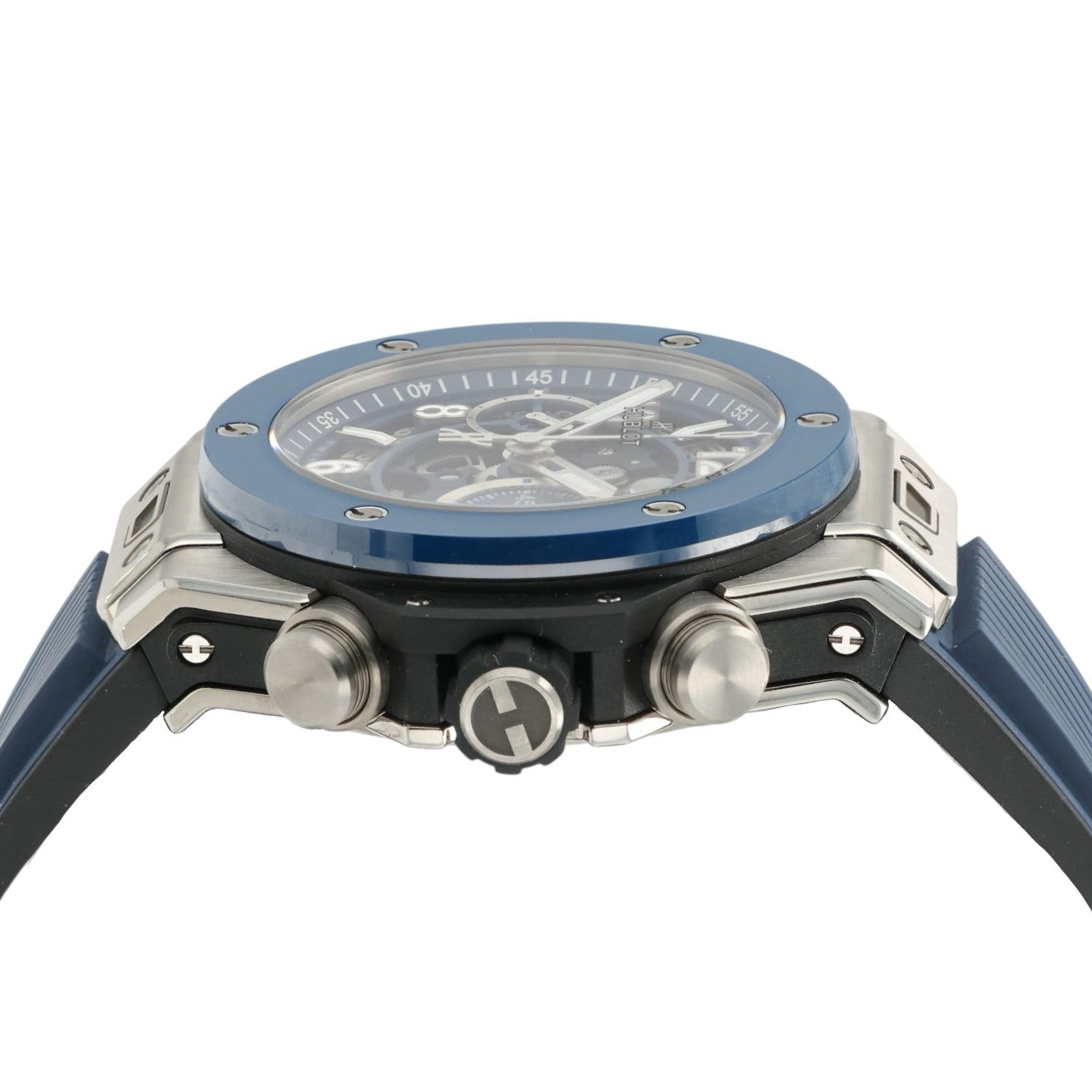 Hublot Big Bang Unico Blue Dial Titanium 42mm Automatic Mens 441.NL.5171.RX