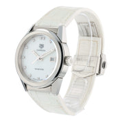 Tag Heuer Carrera Lady Steel MOP Dial 36mm Quartz Movement Womens Watch WBG1312