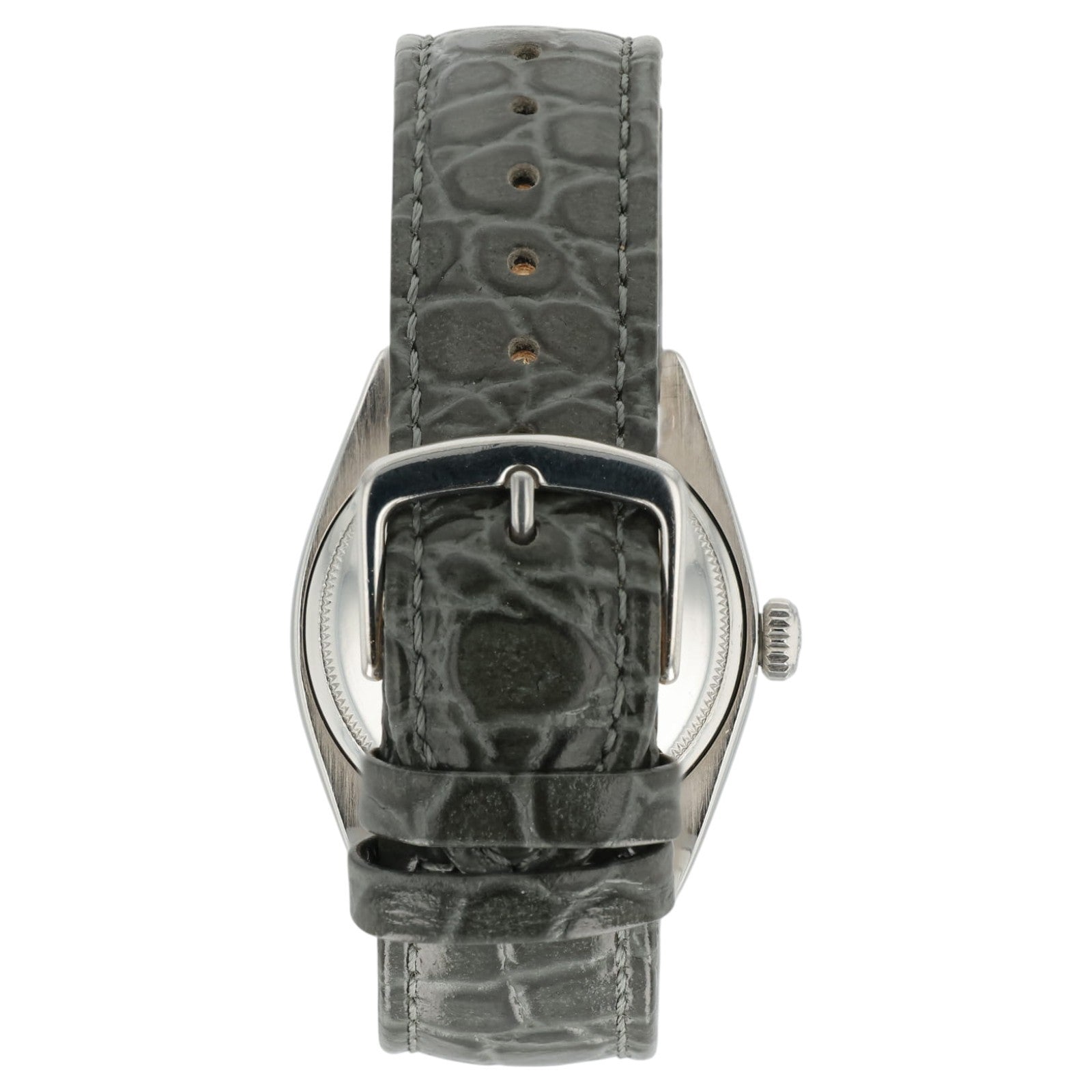 Rolex Oyster Perpetual Date Gray Dial Steel 34mm Auto Unisex Watch 1501
