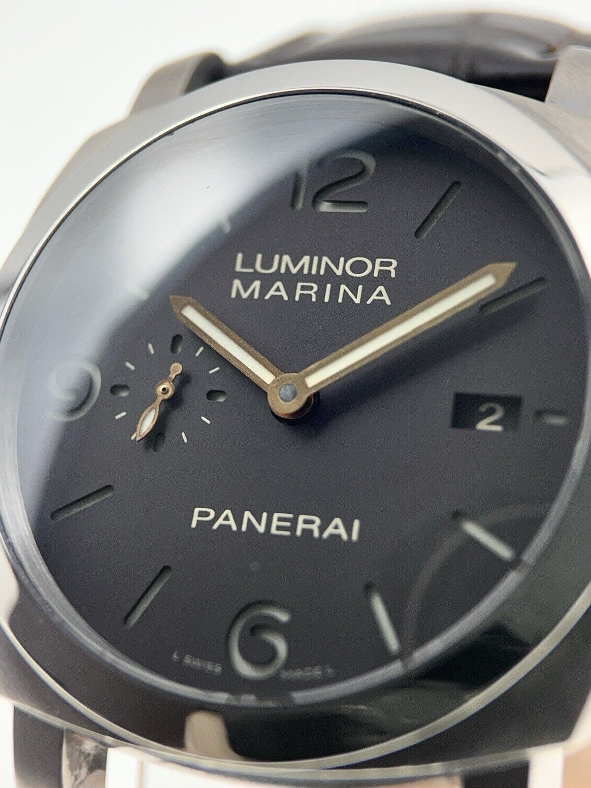 Panerai Luminor Marina 1950 3 Day Automatic Titanium Brown Dial 44mm PAM00351