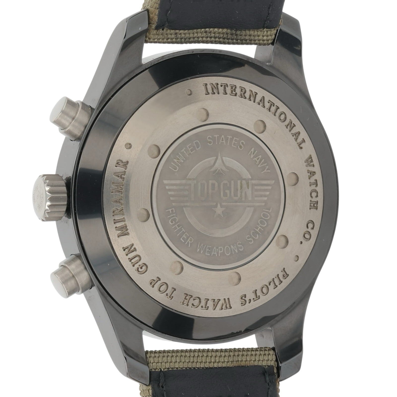 IWC Pilot Chronograph Top Gun Ceramic Gray Dial 46mm Automatic Watch IW388002
