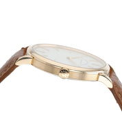 A.Lange & Sohne Saxon is 18k Rose Gold Silver Dial 40mm Manual Wind Men’s 201.03
