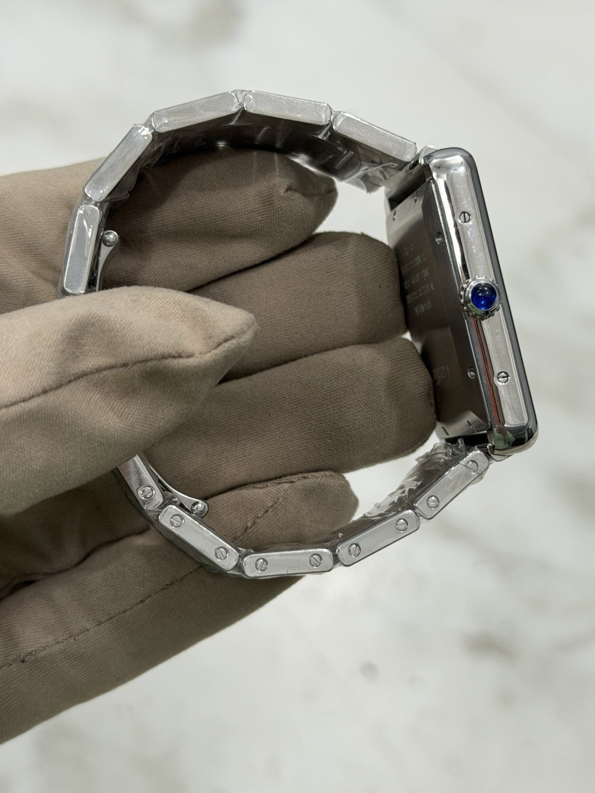 Cartier Tank Solo XL 3515 Stainless Steel 31mm Automatic Mens Watch W5200028