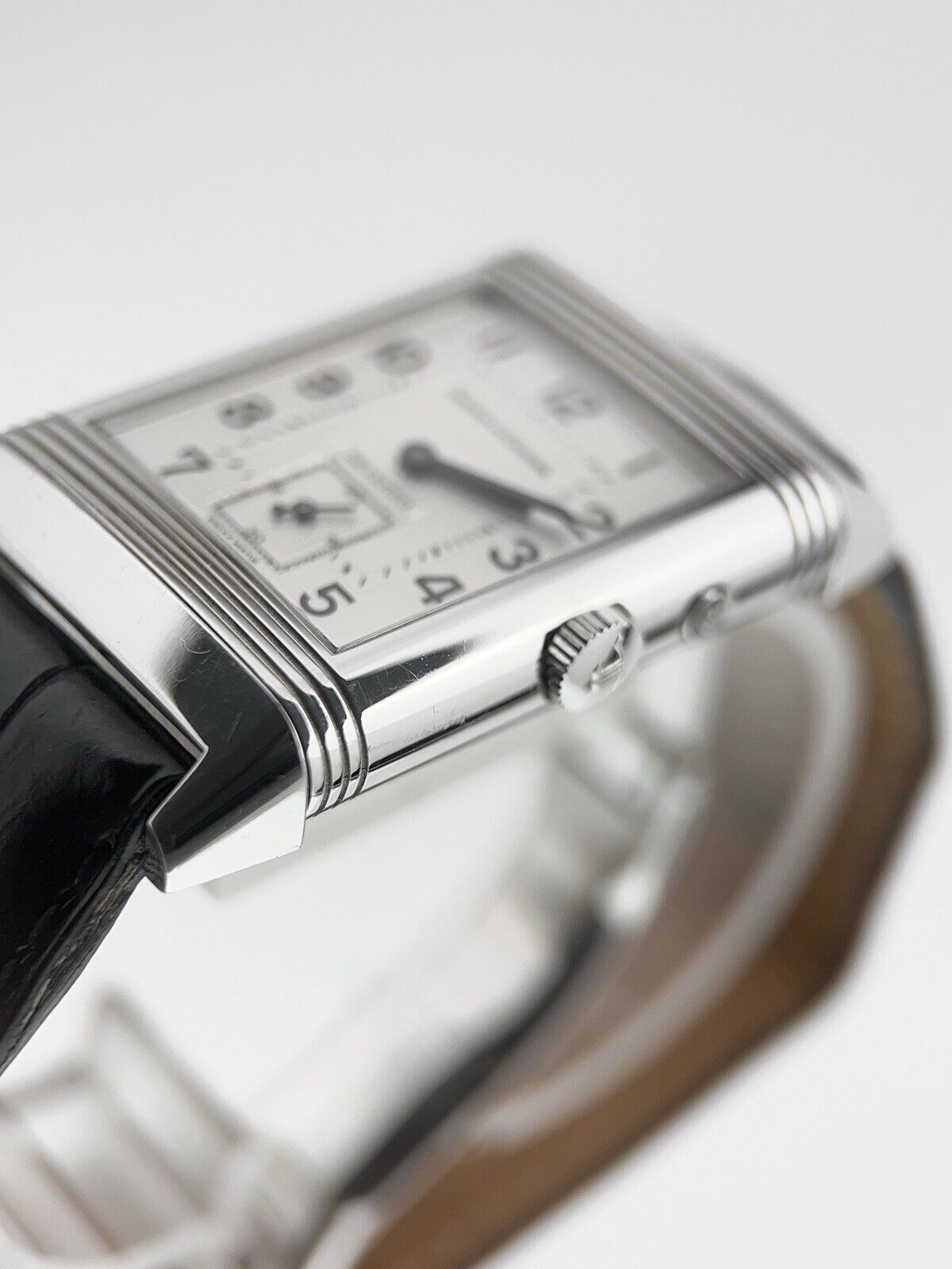 Jaeger LeCoultre Reverso Steel Silver Color Dial 27mm Manual Wind Men’s Q2718470