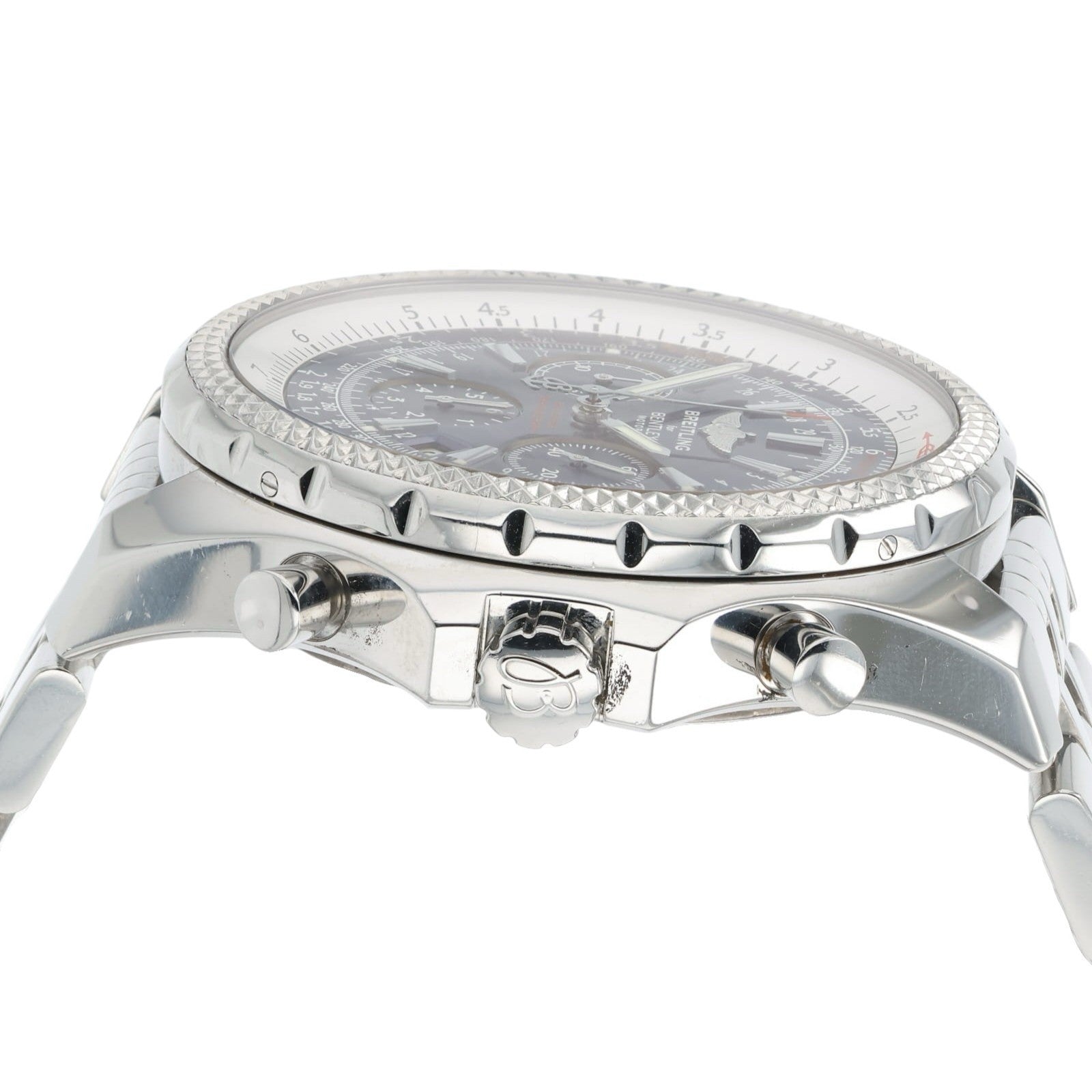 Breitling Bentley Motors Stainless Steel Blue Dial 48mm Automatic Mens A25362